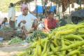These days farmers are sitting idle in rythu bazaars. - Sakshi Post