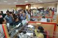 People queue up inside a bank to exchange their old Rs 1000 and 500 notes. - Sakshi Post