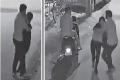 The woman is seen resisting and slapping her attacker but the assailant remains unchanged - Sakshi Post