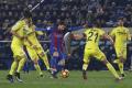 Messi scored his second free kick in just four days in the last minute of the game to cancel out Nico Sansone’s opener for Villarreal on Sunday. - Sakshi Post