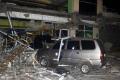 Debris from a building of is seen on a car&amp;amp;nbsp; - Sakshi Post