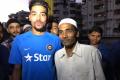 Mohammed Siraz celebrating the Rs 2.6 crore deal after the IPL auction on Monday. - Sakshi Post