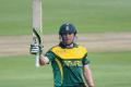 South African batsman AB de Villiers - Sakshi Post