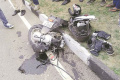The accident took place when a bike rammed into a roadside tree The accident took place when a bike rammed into a roadside tree - Sakshi Post