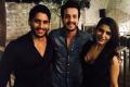 Birthday girl Samantha with fiance Naga Chaitanya and Akhil. - Sakshi Post