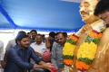 YS Jagan offering floral tributes to late YSR at the Deeksha site - Sakshi Post