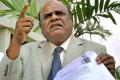 Following a Supreme Court order, a team of doctors on Thursday arrived at his residence to conduct medical check-ups, however, Karnan declared he was “absolutely normal”. - Sakshi Post