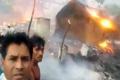 BJP MLA Bachchu Singh posts selfie of a fire accident in which houses were gutted - Sakshi Post