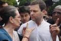 Congress president Sonia Gandhi and vice-president Rahul Gandhi - Sakshi Post