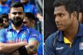 Virat Kohli and Sri Lanka skipper Angleo Mathews - Sakshi Post