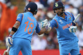 Rohit Sharma (123 not out) and Virat Kohli (96 not out) shared an unbeaten 178-run stand as India completed a nine-wicket win against Bangladesh in the ICC Champions Trophy semifinal. (Photo: ICC) Rohit Sharma (123 not out) and Virat Kohli (96 not out) shared an unbeaten 178-run stand as India completed a nine-wicket win against Bangladesh in the ICC Champions Trophy semifinal. (Photo: ICC) - Sakshi Post