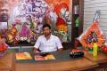 Vikram Goud at his lavish office (file photo) - Sakshi Post