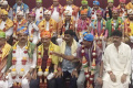 Upon their arrival at the Ahmedabad airport on Monday morning, the 44 MLAs were whisked away to a resort in Anand. Upon their arrival at the Ahmedabad airport on Monday morning, the 44 MLAs were whisked away to a resort in Anand. - Sakshi Post