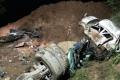 The landslide that occurred in Mandi district of Himachal Pradesh on Sunday morning. - Sakshi Post