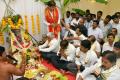 YSRCP general secretary Vijaya Sai Reddy performing special prayers to the deity at YSRCP Kakinada office on Friday. &amp;amp;nbsp; - Sakshi Post
