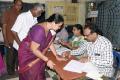 About 65 per cent polling was reported in the elections to the Kakinada Municipal Corporation (KMC), on Tuesday. - Sakshi Post
