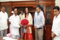 Ace shuttler PV Sindhu, who won silver medal in the recent World Championship, and Chief National Coach P Gopichand on Wednesday called on Telangana Chief Minister K Chandrasekhar Rao - Sakshi Post