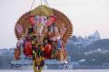 The mega event of immersion of Ganesh idols in Hyderabad, marking the conclusion of Vinayaka Chaviti festivities, came to an end on Wednesday - Sakshi Post