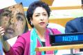 Pakistan’s Permanent Representative to the UN Maleeha Lodhi  flashed a picture of an injured Gaza girl with no connection to India while alleging she was a victim of pellet guns in Kashmir. - Sakshi Post
