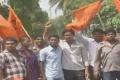 ABVP stages dharna at Narayanaguda as part of protest against academic pressure in corporate colleges - Sakshi Post