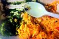 The insect was found inside the biryani that the passenger ordered - Sakshi Post