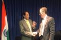 Union Minister of Commerce and Industry Suresh Prabhu with US Trade Representative Robert Lighthizer Union Minister of Commerce and Industry Suresh Prabhu with US Trade Representative Robert Lighthizer - Sakshi Post