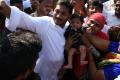YS Jagan clicks a selfie with a mother holding her child at VN Pally in YSR Kadapa district on Day 3 of PrajaSankalpaYatra on Wednesday. - Sakshi Post