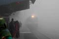 At least 69 trains were delayed, 22 rescheduled and eight trains were cancelled due to the shallow fog in northern India. - Sakshi Post