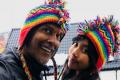 Milind Soman with his girlfriend Ankita Konwar Milind Soman with his girlfriend Ankita Konwar - Sakshi Post