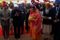 After reaching the Golden Temple, he was received by Shiromani Akali Dal (SAD) president and former deputy chief minister of Punjab Sukhbir Singh Badal and Union minister Harsimart Kaur Badal besides SGPC president Kirapal Singh Badungar. After reaching the Golden Temple, he was received by Shiromani Akali Dal (SAD) president and former deputy chief minister of Punjab Sukhbir Singh Badal and Union minister Harsimart Kaur Badal besides SGPC president Kirapal Singh Badungar. - Sakshi Post