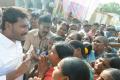 People throng YS Jagan’s Praja Sankalpa Yatra meeting en route the Yatra to share their grievances with him - Sakshi Post