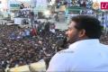 YSRCP President YS Jagan Mohan Reddy addressing a massive crowd in Banaganapalle, on Sunday. - Sakshi Post
