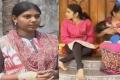 Srinivas Reddy’s third wife Devi Jagadeeshwari; second wife Sangeetha with mother and her daughter sitting in deeksha at husband’s house for third day - Sakshi Post