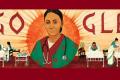 Special doodle to mark the 153rd birth anniversary of medico Rukhmabai Raut - Sakshi Post