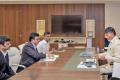 Andhra Pradesh chief minister Chandrababu Naidu with Ashok Leyland CEO Vinod K Dasari Andhra Pradesh chief minister Chandrababu Naidu with Ashok Leyland CEO Vinod K Dasari - Sakshi Post