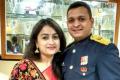 File photo of Major Prafulla Ambadas Moharkar and his wife - Sakshi Post