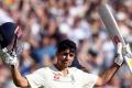 Alastair Cook, 104 not out, brought up his hundred in the last over of the day when he smashed Australian captain Steve Smith for four, reaching the milestone off 166 balls after four hours at the crease. - Sakshi Post