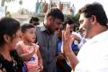 A child greets YS Jagan in Kadiri Constituency on Wednesday - Sakshi Post