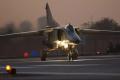 MiG-27 ML aircraft roared over Hasimara Air Force base in Bengal on Thursday for the last time as the IAF bade farewell to this legacy fleet in a function - Sakshi Post