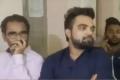 TV anchor Pradeep Machiraju along with father attends police counseling session at Goshamahal on Monday.&amp;amp;nbsp; - Sakshi Post