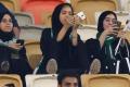 Women watching a soccer match between two local teams in Jeddah. - Sakshi Post