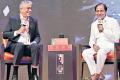 Chief Minister K. Chandrasekhar Rao speaking at the  India Today South Conclave. - Sakshi Post