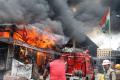 Fire broke out in a two-storeyed shopping complex in Dumdum Cantonment’s Gora Bazar.&amp;amp;nbsp; - Sakshi Post