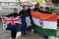 INSV Tarini Women Crew Enters Port Stanley in the Falkland Islands - Sakshi Post
