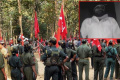 Maoists shot dead P. Jogaiah (inset), who died on the spot in the attack in Veerapuram village - Sakshi Post