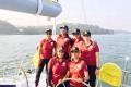 The six crew of the Indian Naval Sailing Vessel (INSV) Tarini started their maiden voyage on September 10 from Goa - Sakshi Post