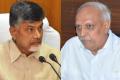 Chandrababu Naidu and IYR Krishna Rao - Sakshi Post