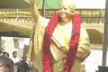 The statue of Jayalalithaa, with a rose garland and the party’s two-leaves symbol in her right hand, was unveiled near the one of AIADMK founder M G Ramachandran.&amp;amp;nbsp; - Sakshi Post