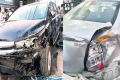 Accident in Trimulgherry, SUV rams into 6 vehicles Accident in Trimulgherry, SUV rams into 6 vehicles - Sakshi Post
