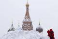 People walk in Red Square near the St Basil’s Cathedral after a heavy snowfall in central Moscow, Russia February 5, 2018.&amp;amp;nbsp; - Sakshi Post